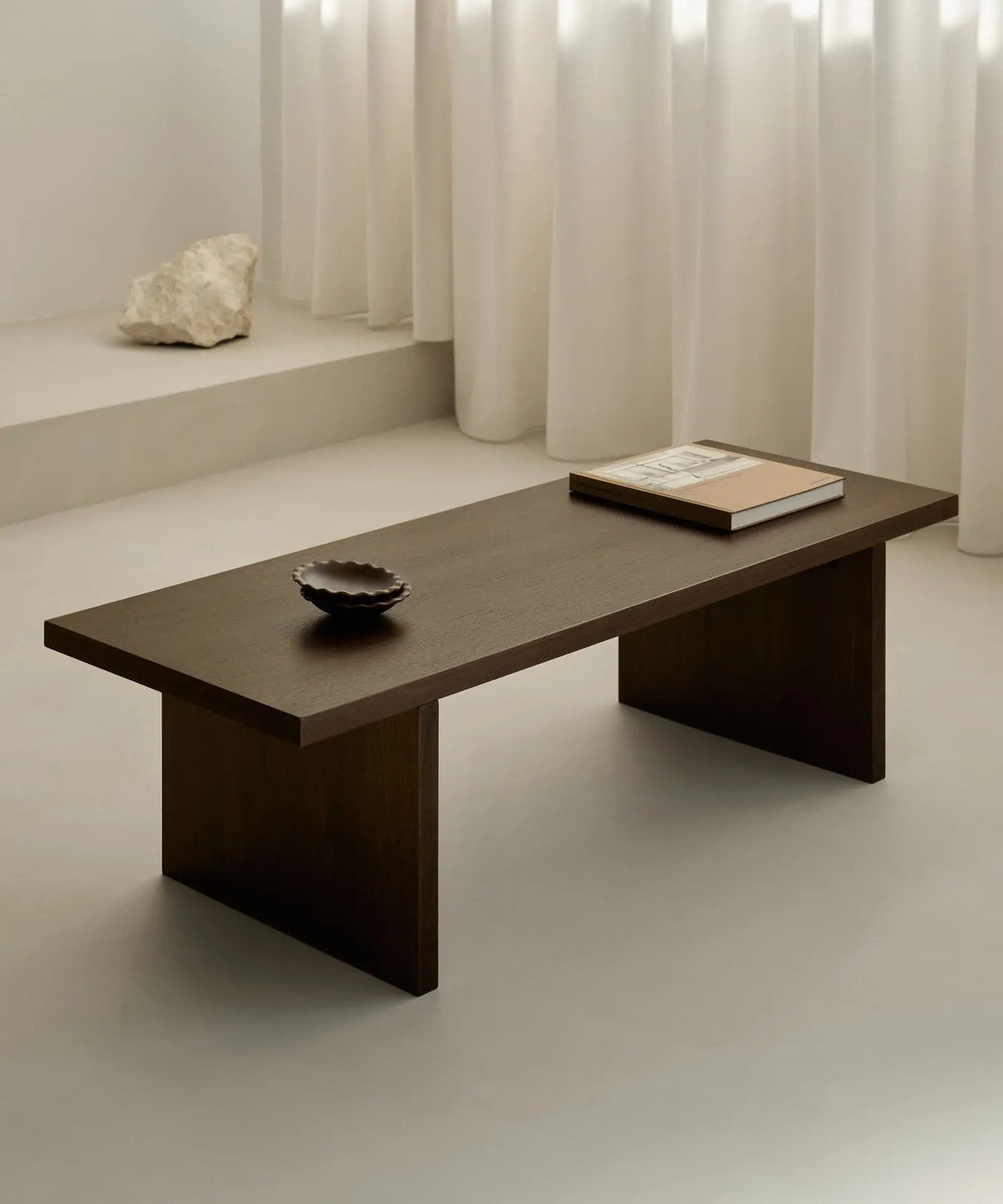 Table basse rectangulaire en bois Tokyo (120x45 cm)