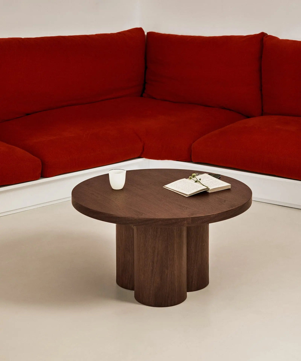 Table basse ronde en bois Odette (80 cm)