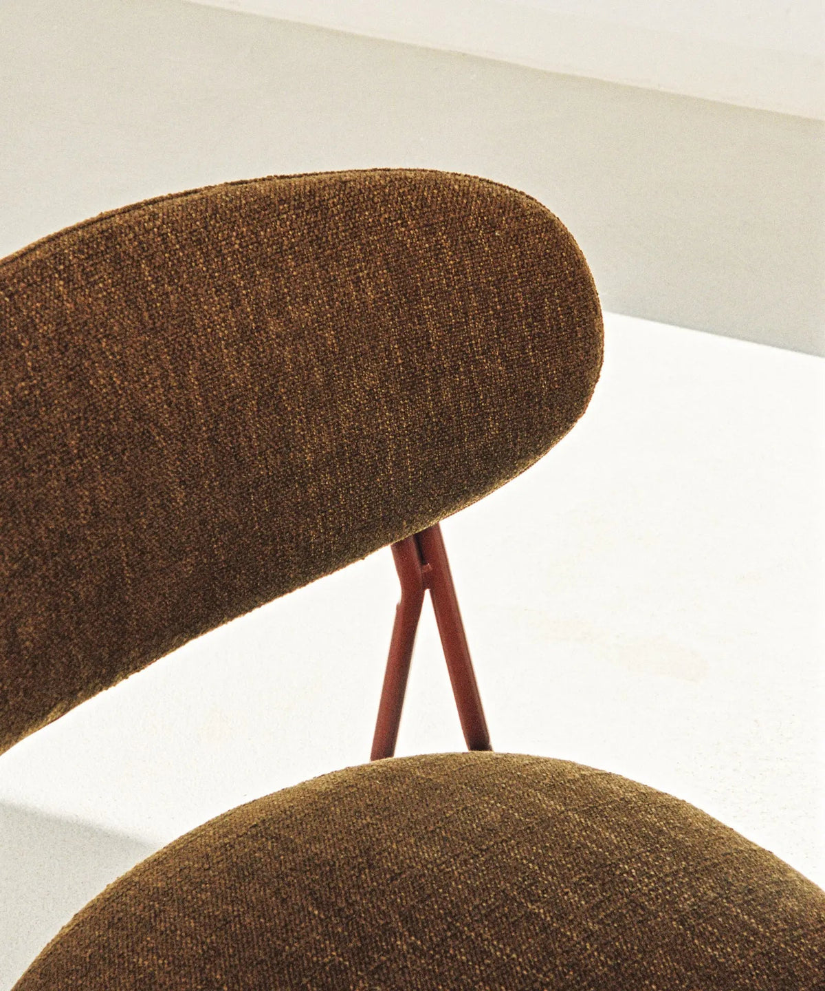 Chaise de Salle à Manger en Tissu et Métal avec Accoudoirs Moritz Arms
