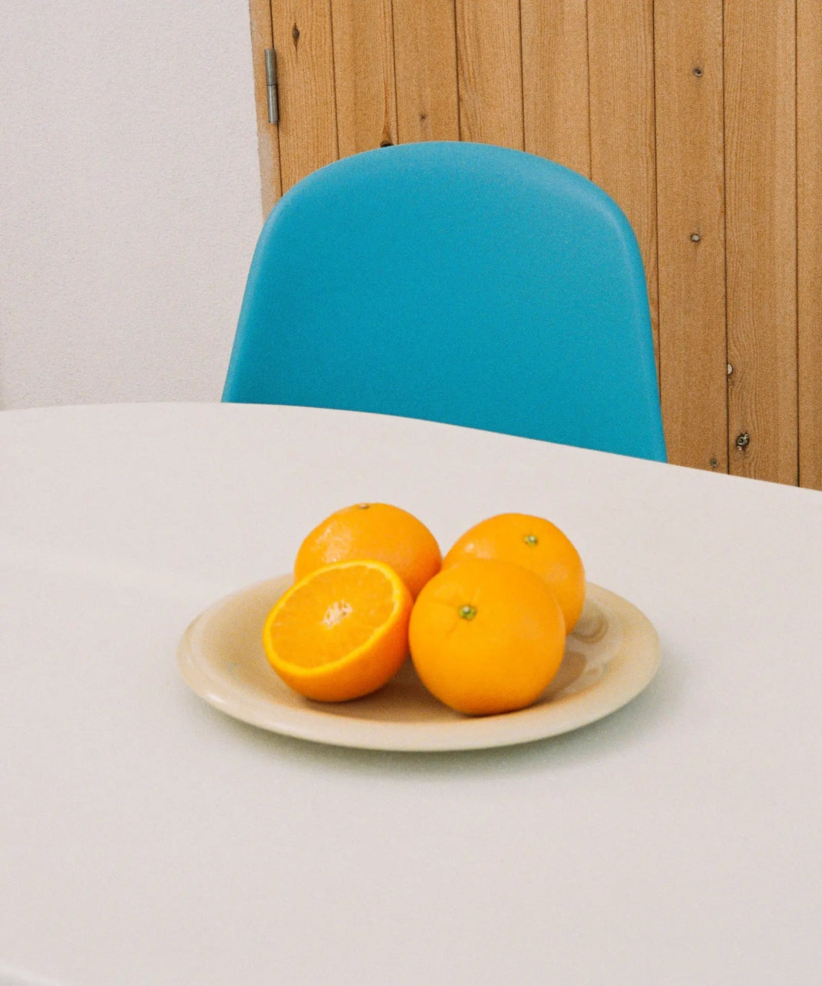 Table à manger ovale en microciment Juno (200 cm)