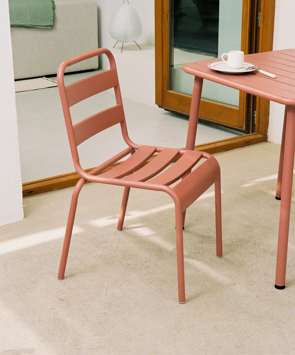 Chaise en métal d’extérieur Bora