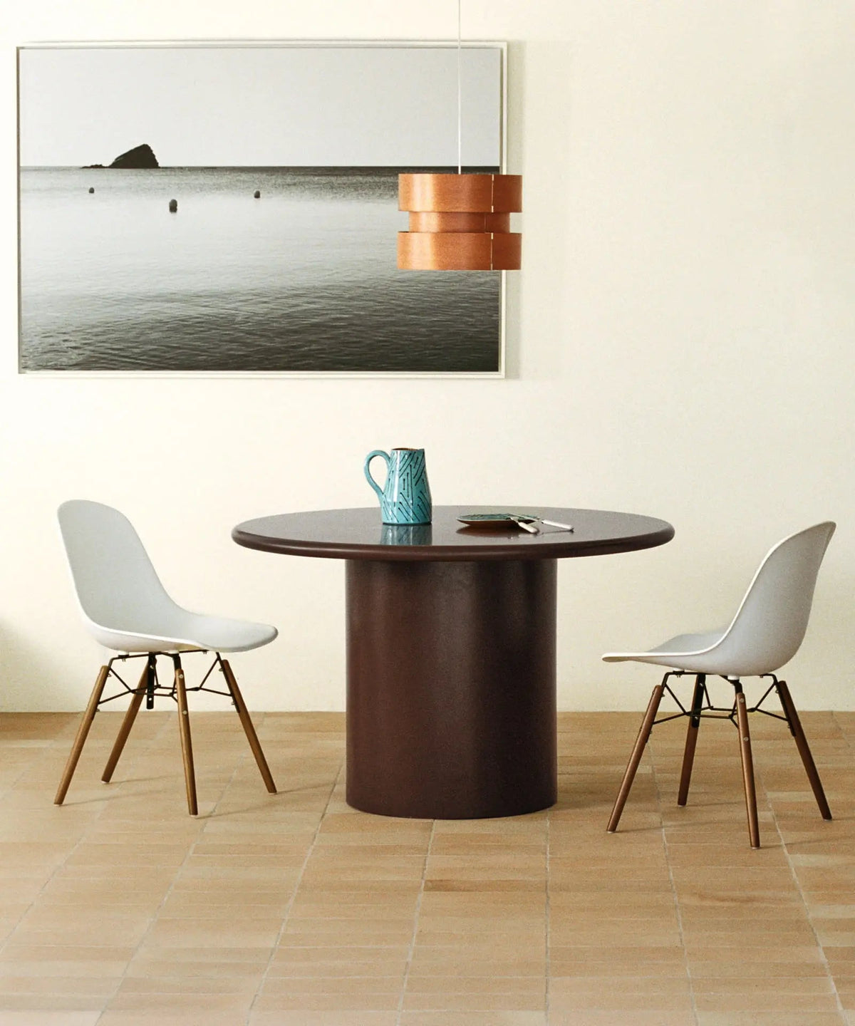 Table Basse en Bois Laqué Dilara (Ø120 cm)