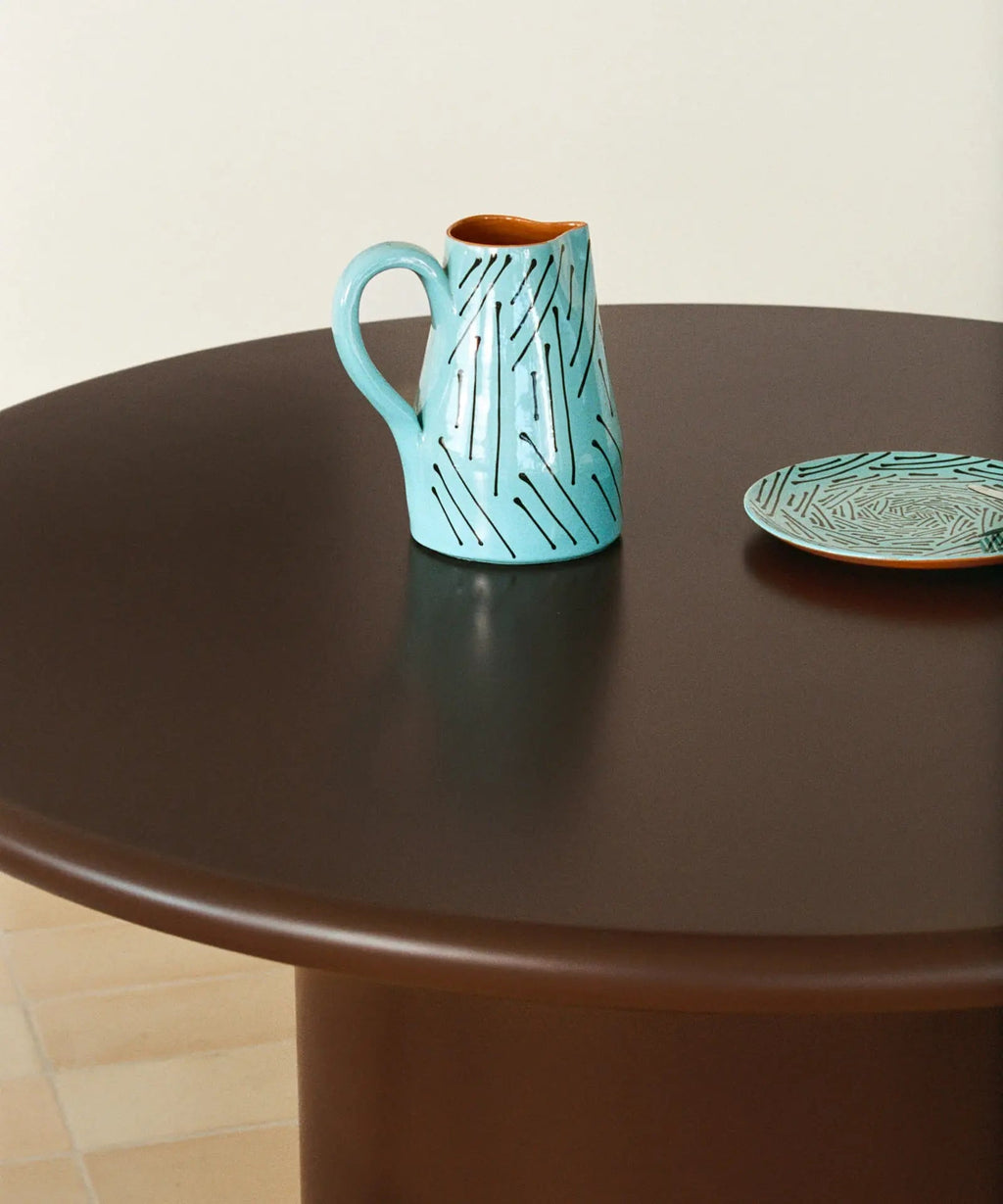 Table Basse en Bois Laqué Dilara (Ø120 cm)