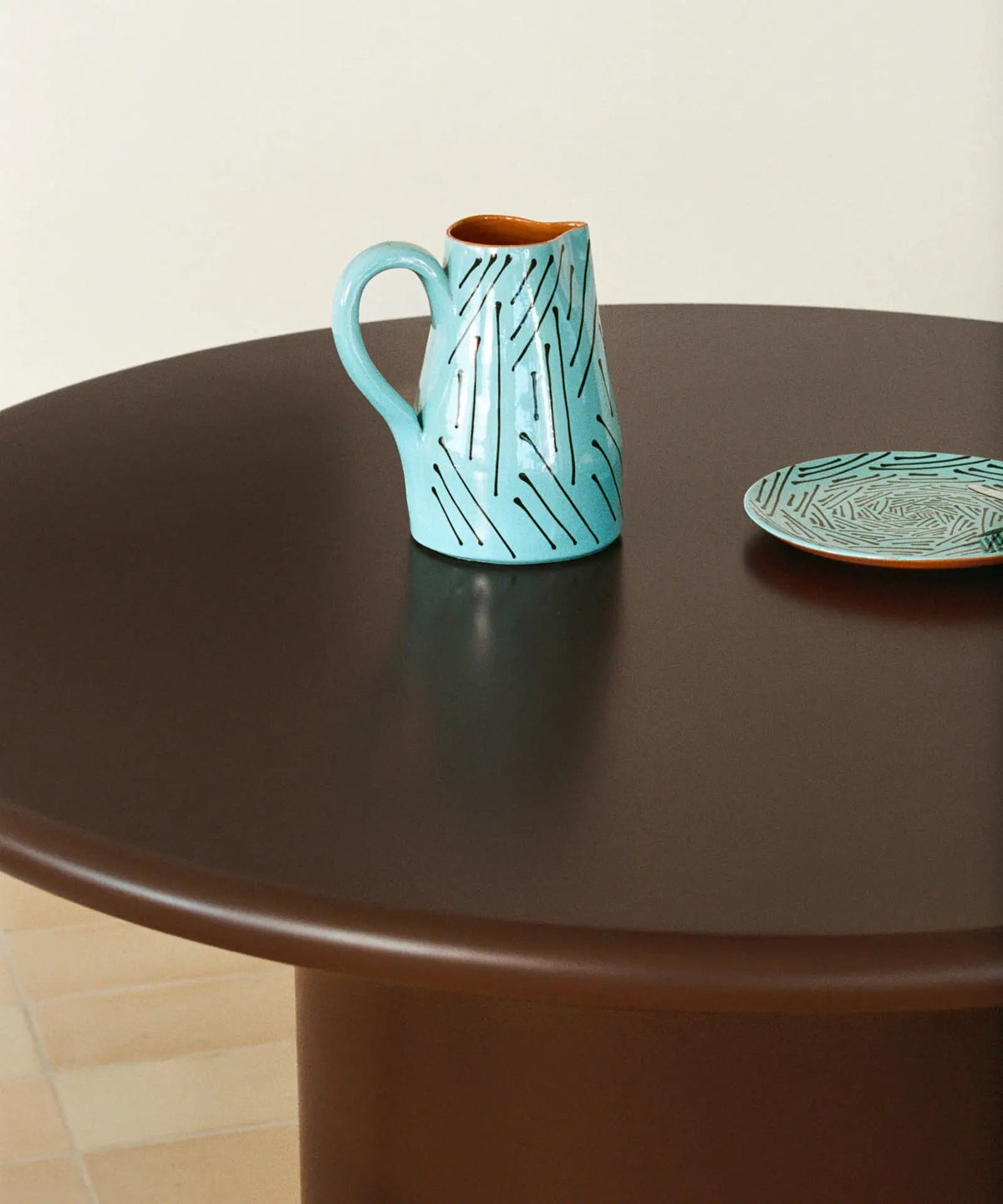 Table Basse en Bois Laqué Dilara (Ø120 cm)