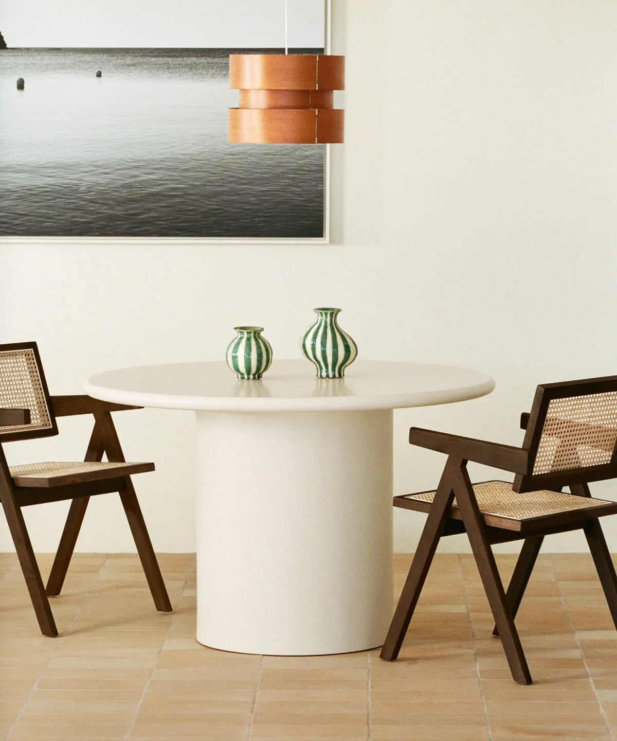 Table Basse en Bois Laqué Dilara (Ø120 cm)