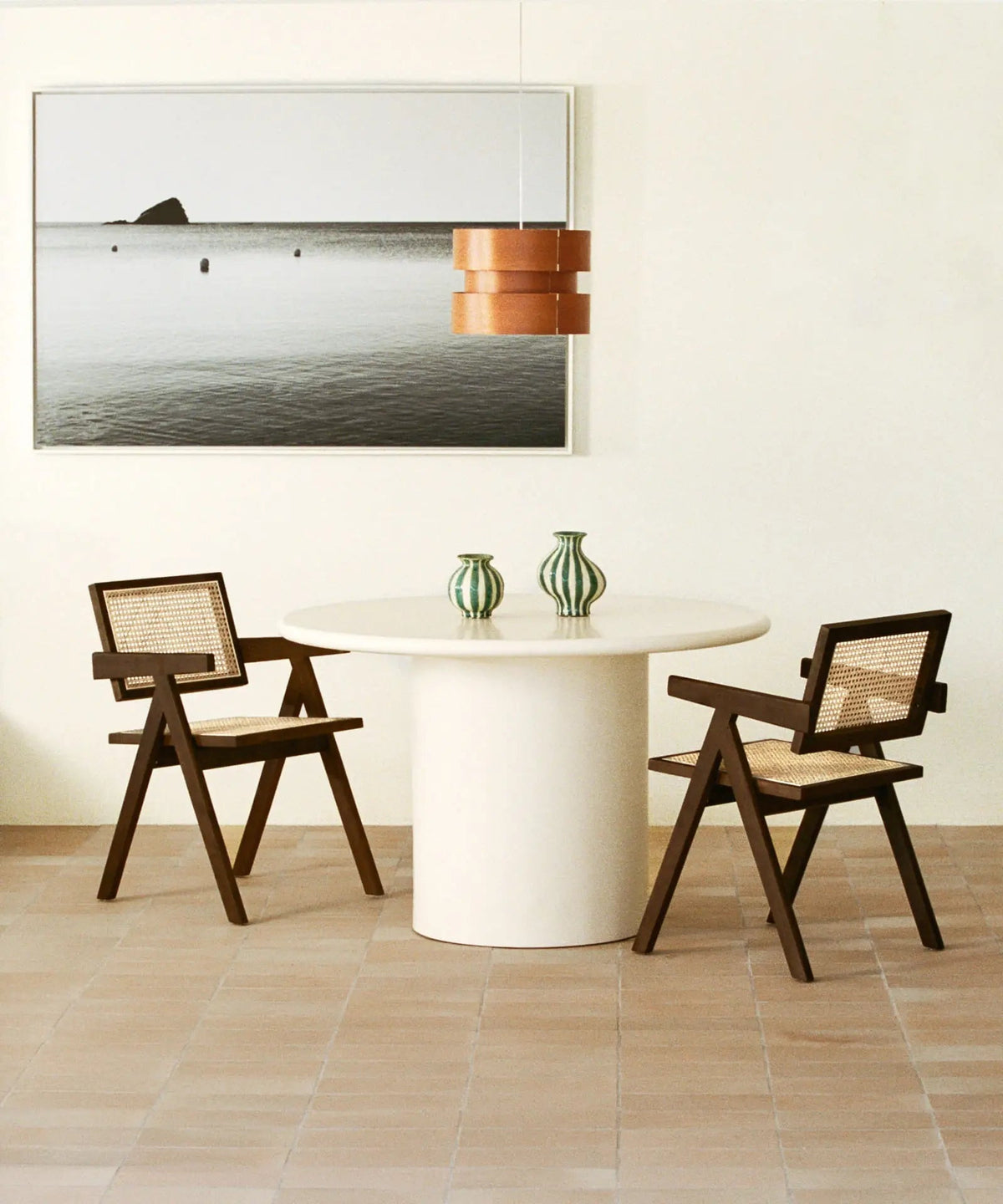 Table Basse en Bois Laqué Dilara (Ø120 cm)