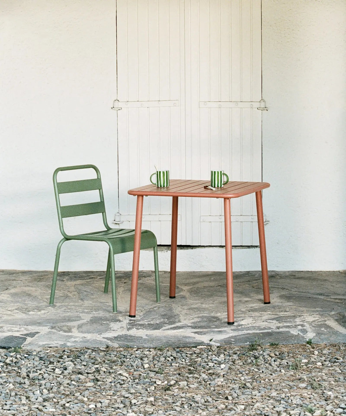 Chaise en métal d’extérieur Bora