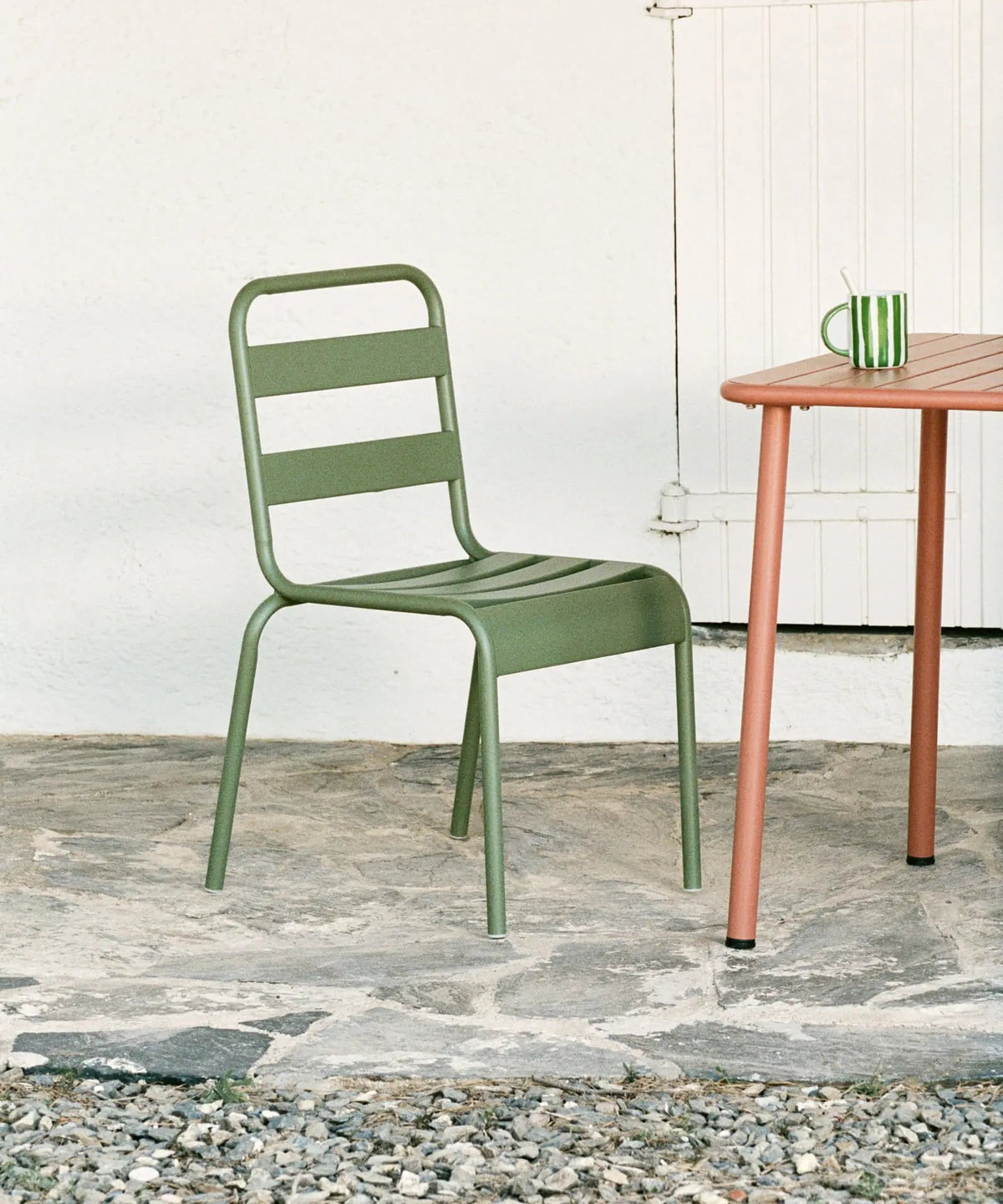 Chaise en métal d’extérieur Bora