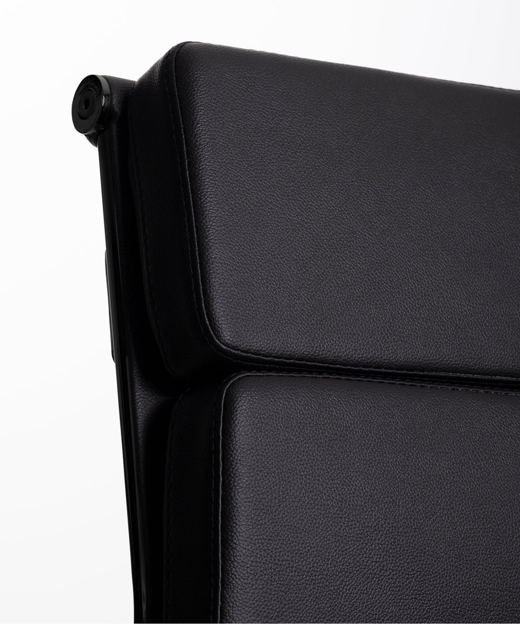 Chaise de bureau en similicuir Belmont Low Back - Black Edition