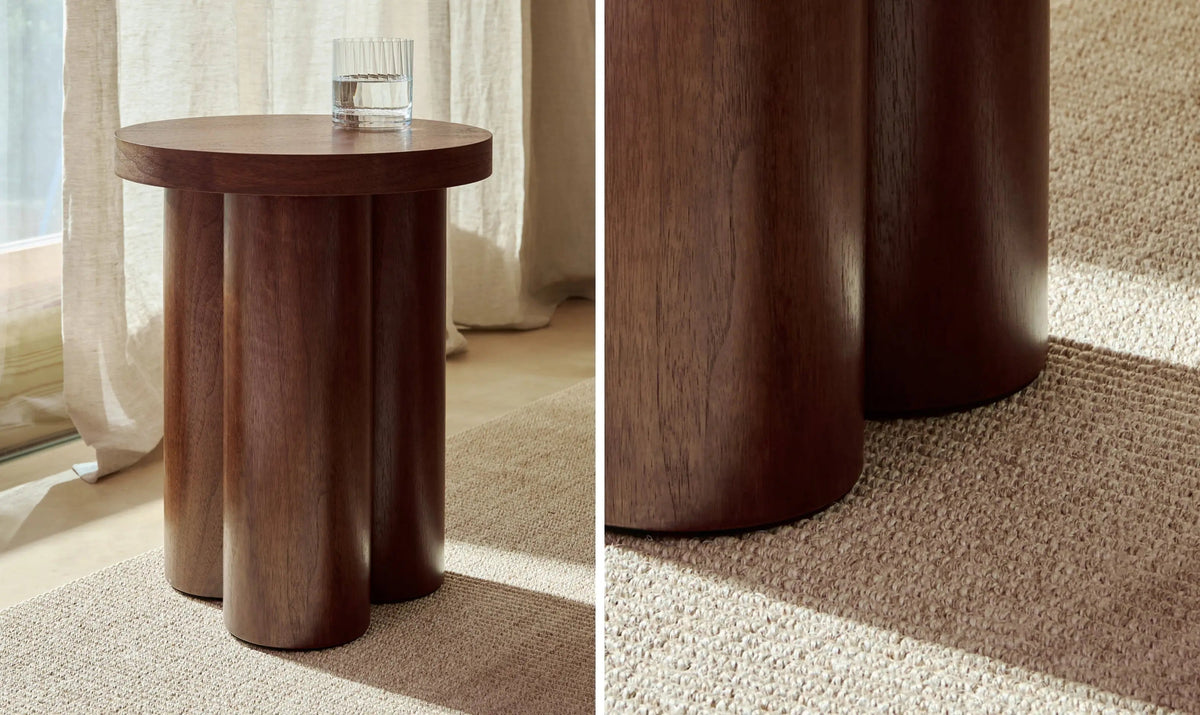 Table d'appoint en bois Arvin (50x50 cm)