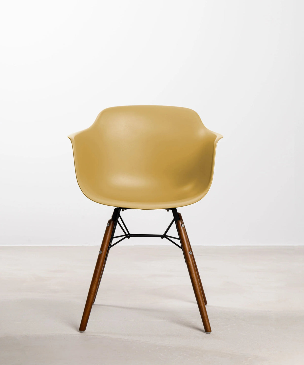 Chaise en Polypropylène et Bois avec Accoudoirs Elon Arms