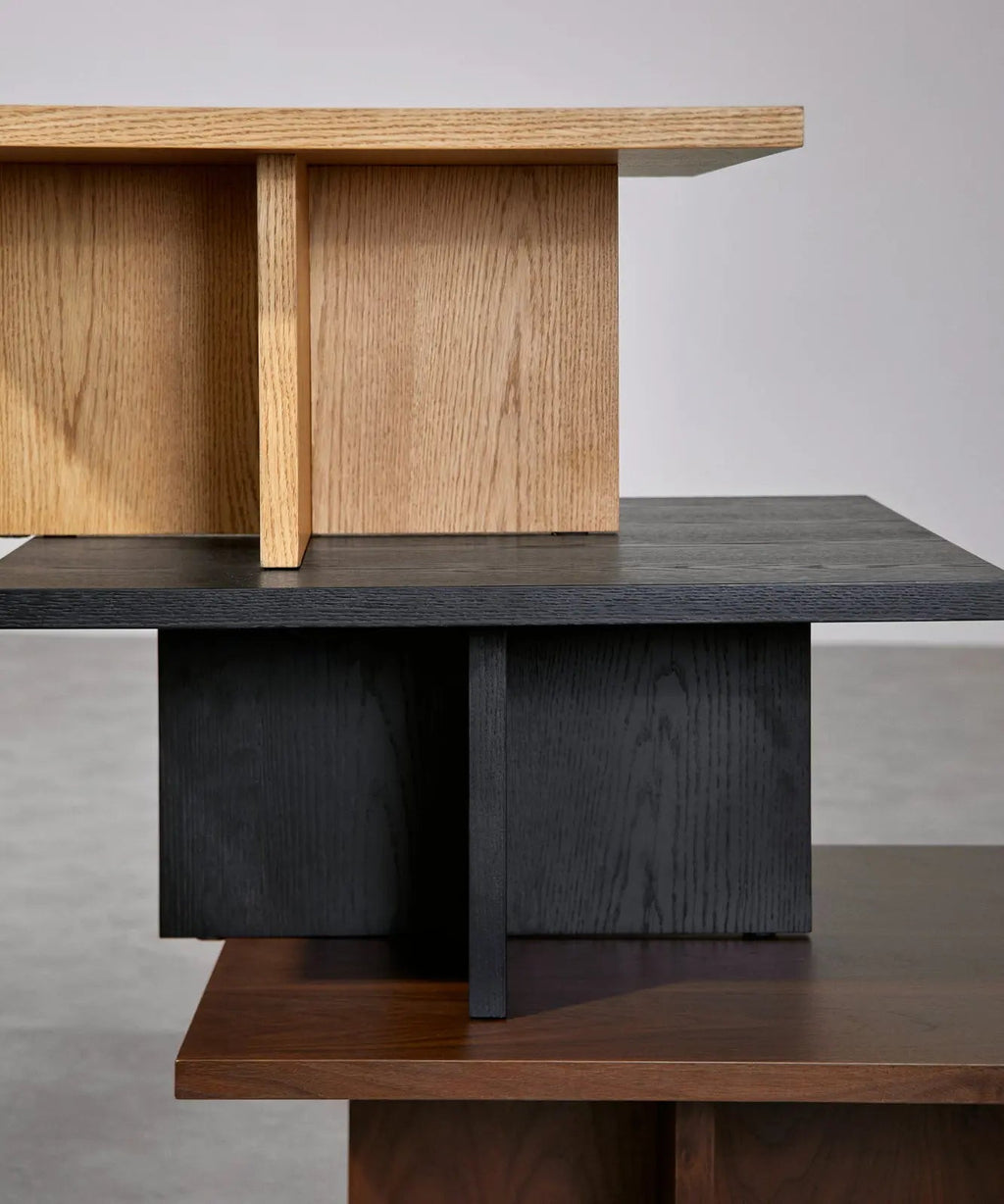 Table basse carrée en bois Nara (80x80 cm)