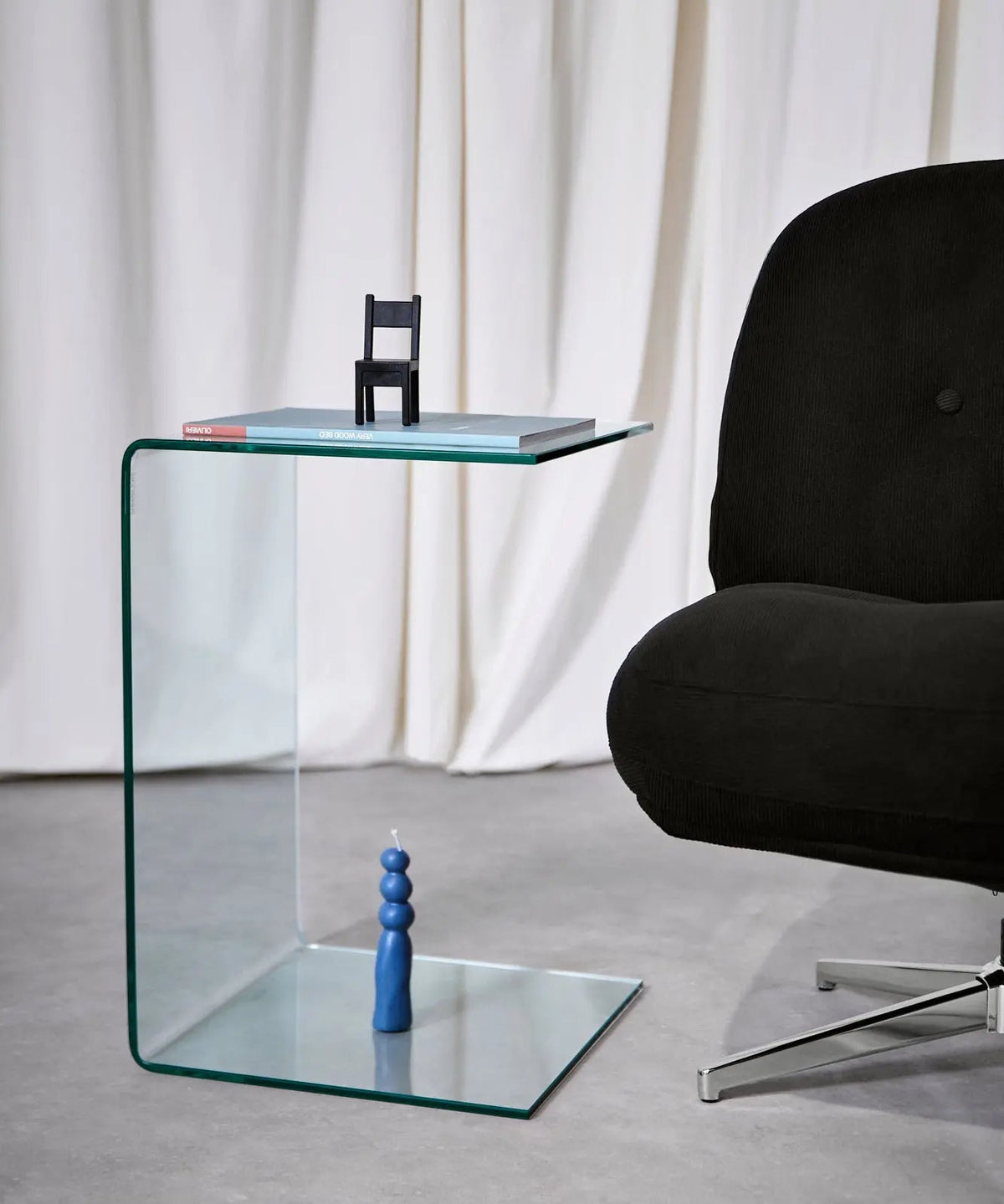 Table d'Appoint en Verre Trempé Tossa