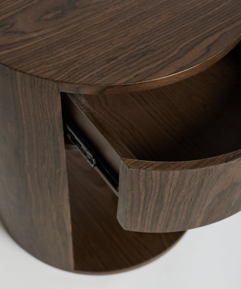 Table de chevet en bois Abbie