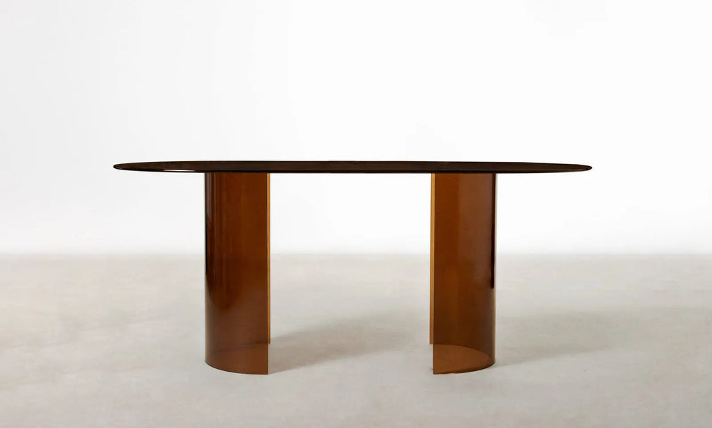 Table à manger en verre trempé Ensa (180 x 76 cm)