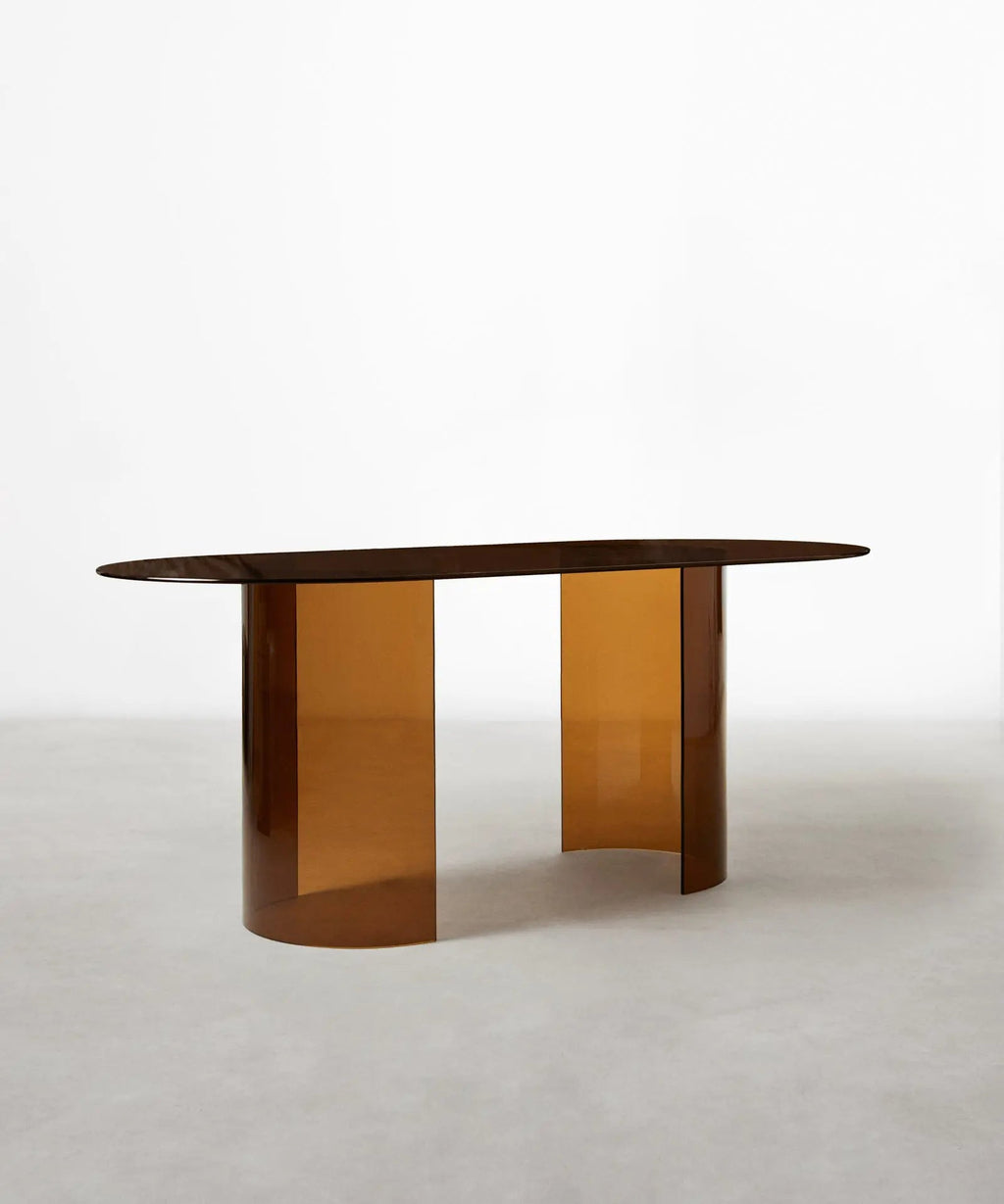Table à manger en verre trempé Ensa (180 x 76 cm)