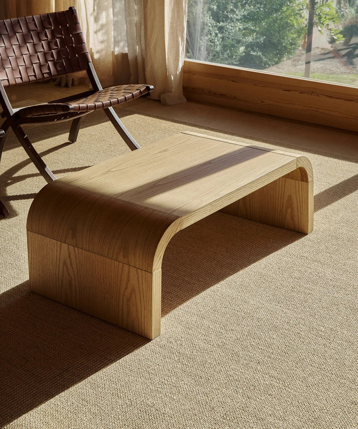 Table basse rectangulaire en bois Jade (110 cm)