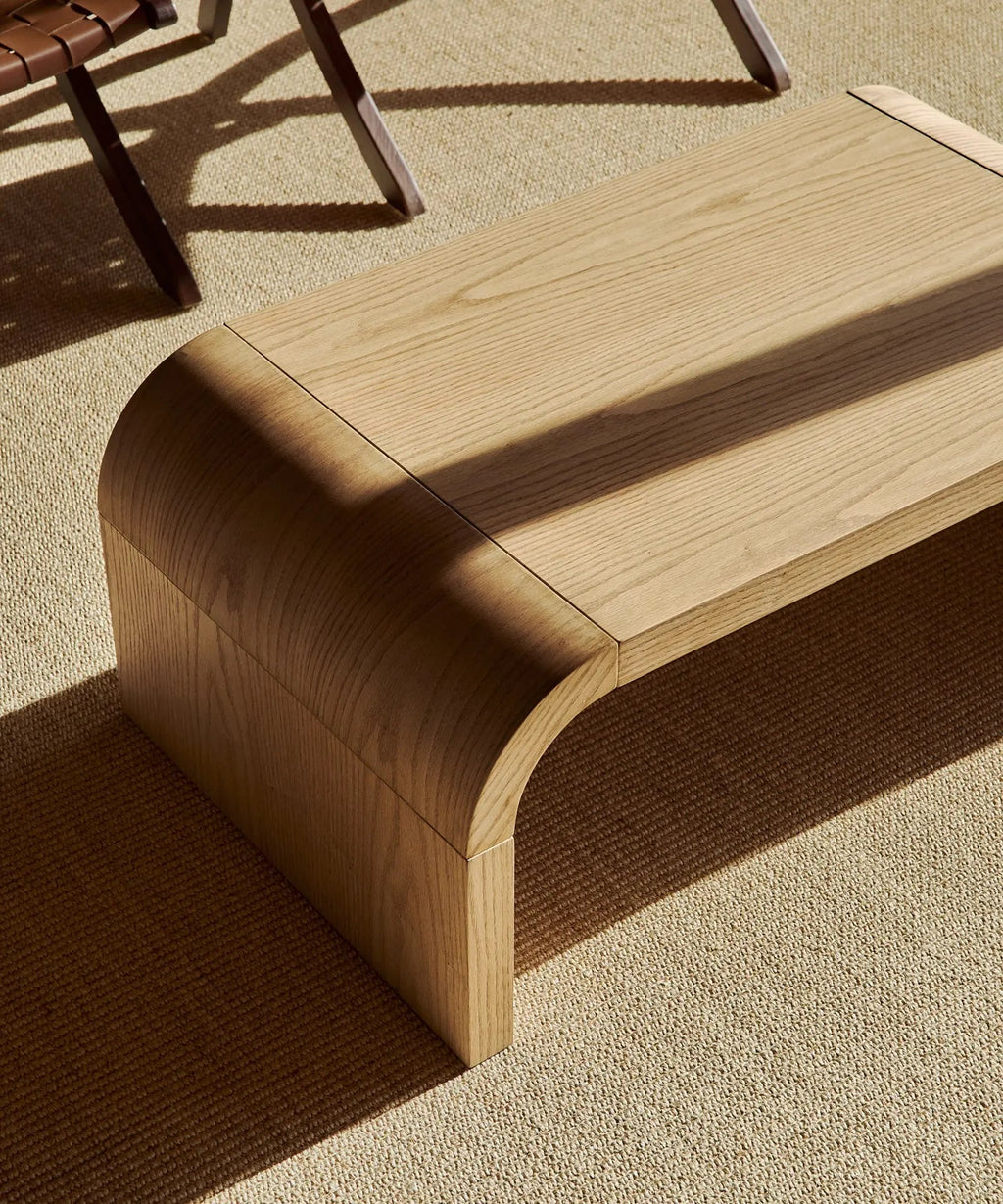 Table basse rectangulaire en bois Jade (110 cm)
