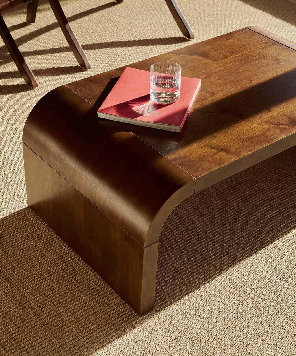 Table basse rectangulaire en bois Jade (110 cm)