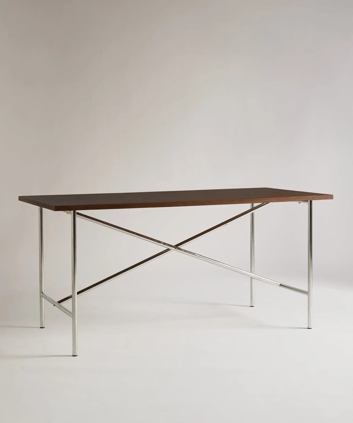 Table à manger rectangulaire en bois et métal Minel (160x80cm)
