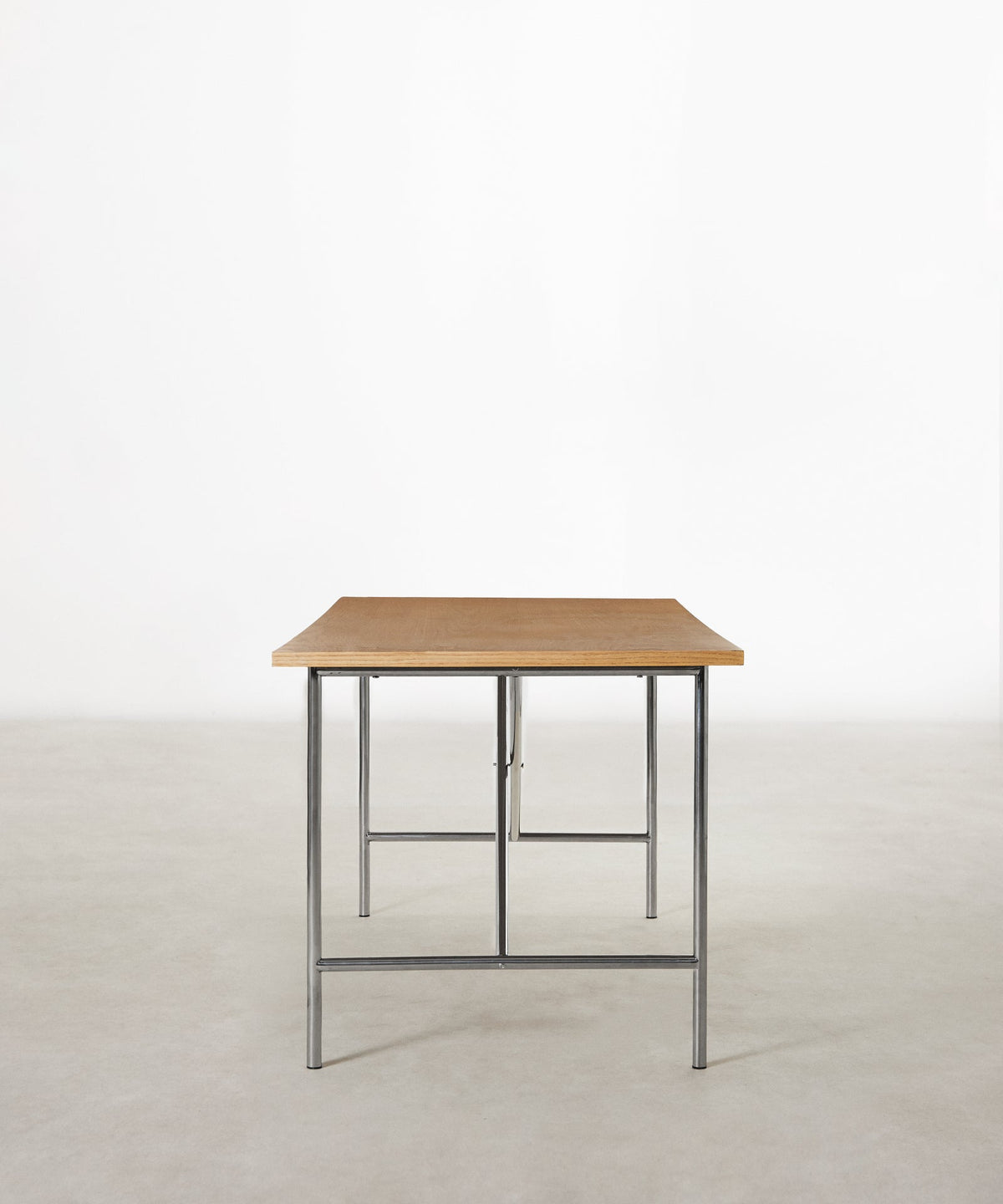 Table à manger rectangulaire en bois et métal Minel (160x80cm)