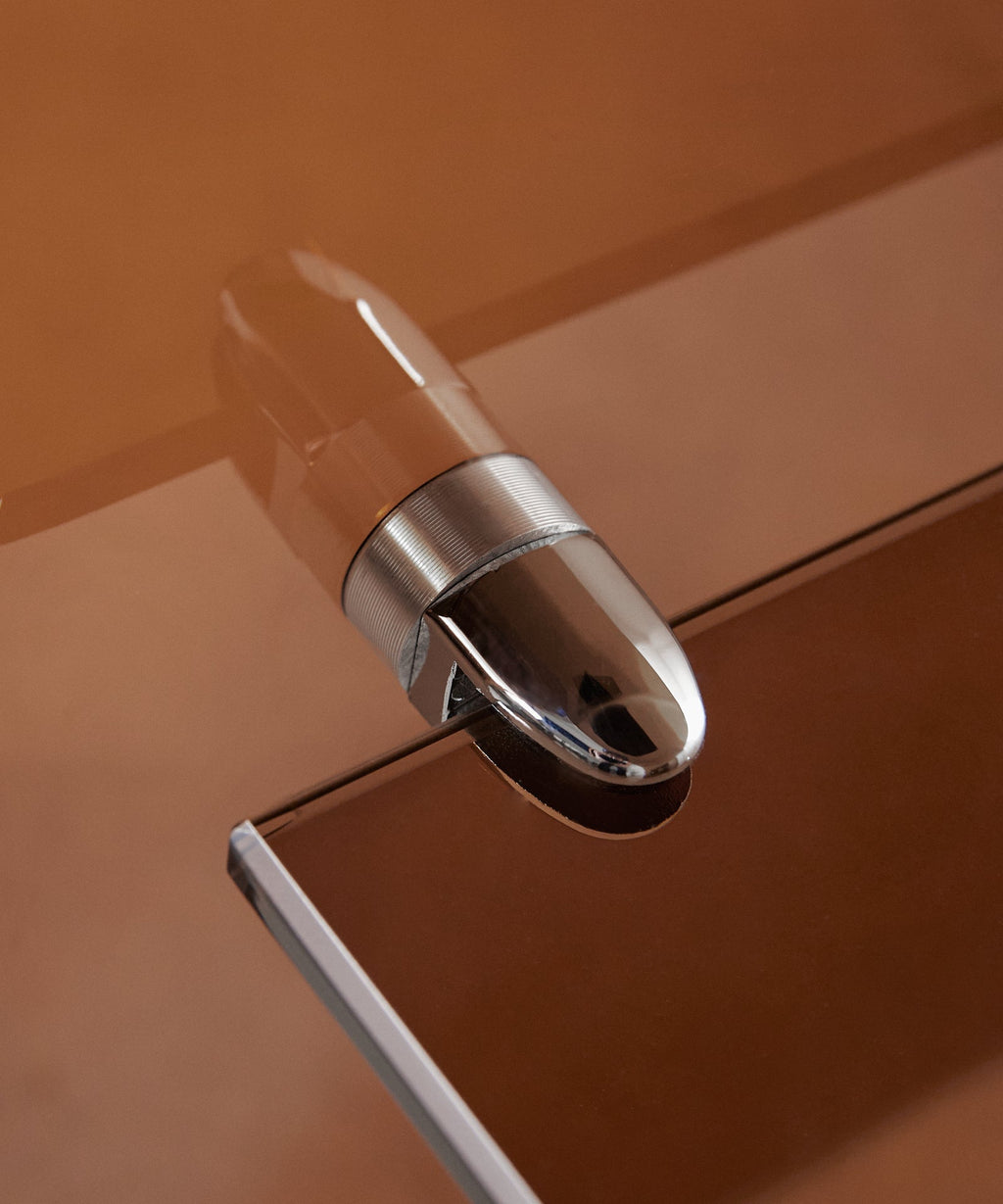 Table basse en verre trempé Olivier (110x55 cm)