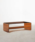Table basse en verre trempé Olivier (110x55 cm)