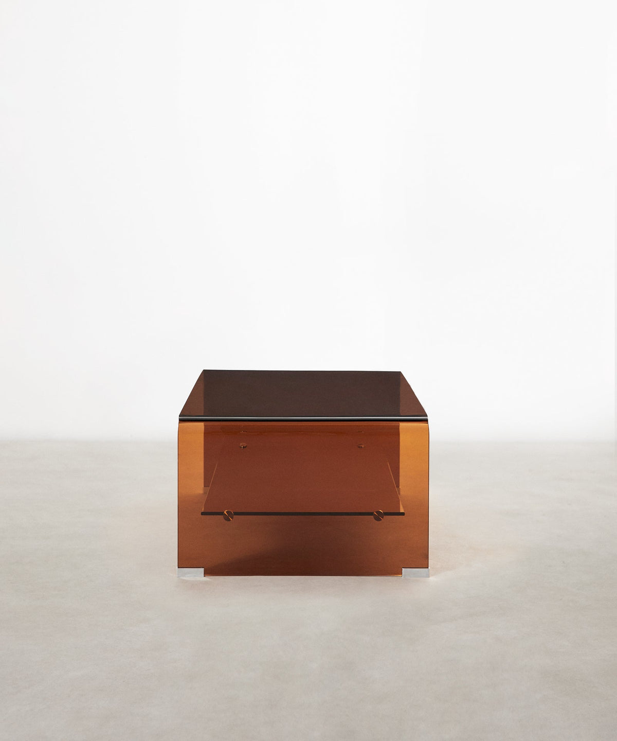 Table basse en verre trempé Olivier (110x55 cm)