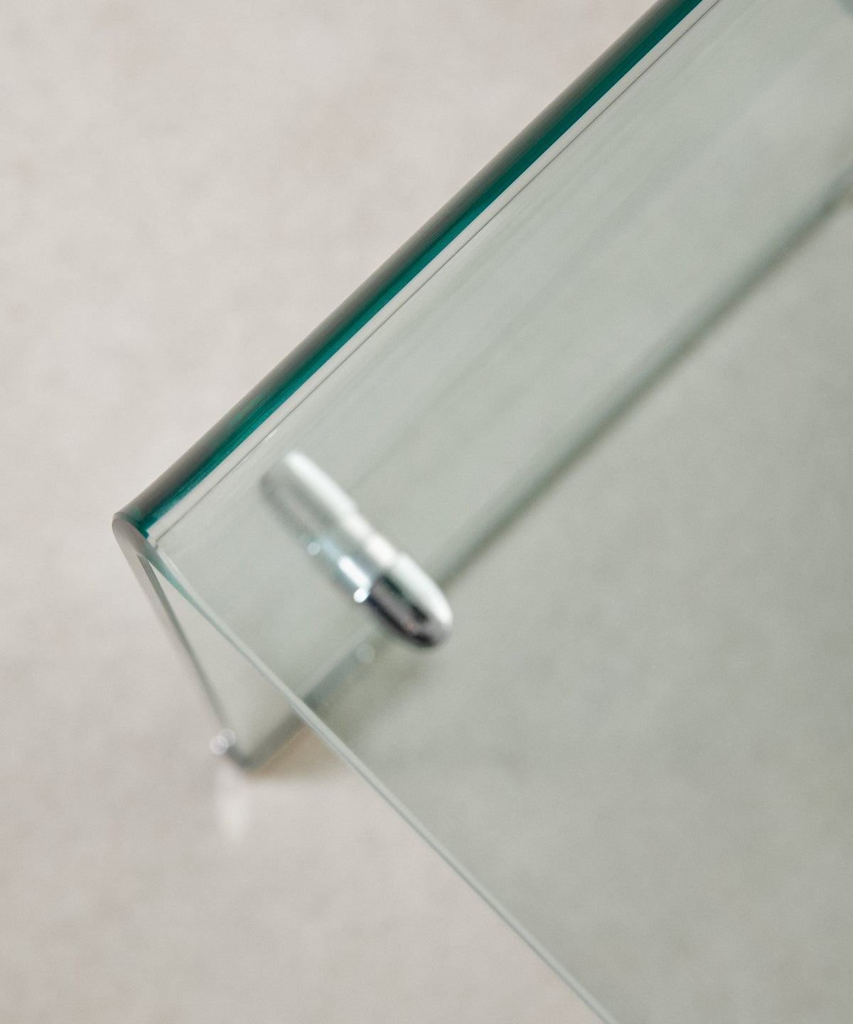 Table basse en verre trempé Olivier (110x55 cm)