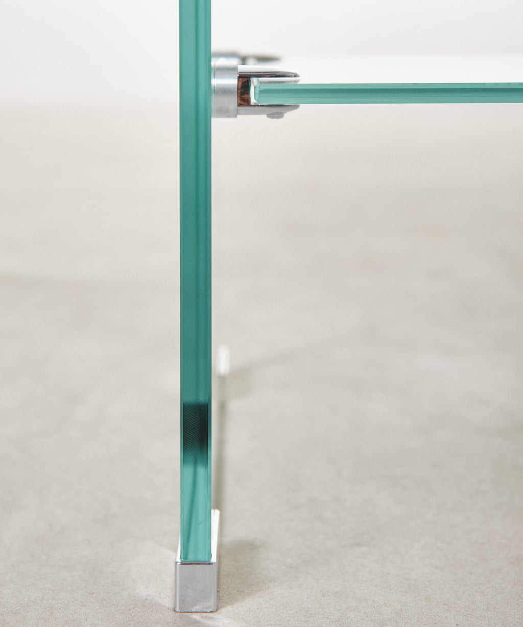 Table basse en verre trempé Olivier (110x55 cm)