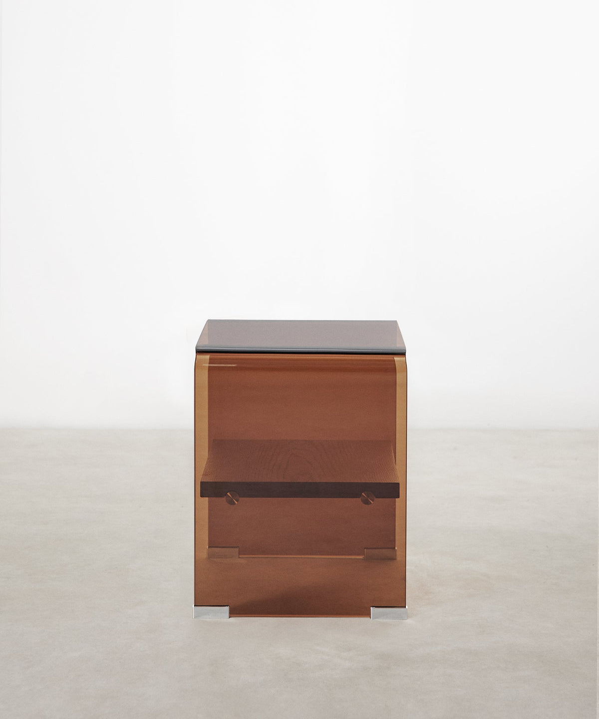 Table en verre trempé Aris (47x45 cm)