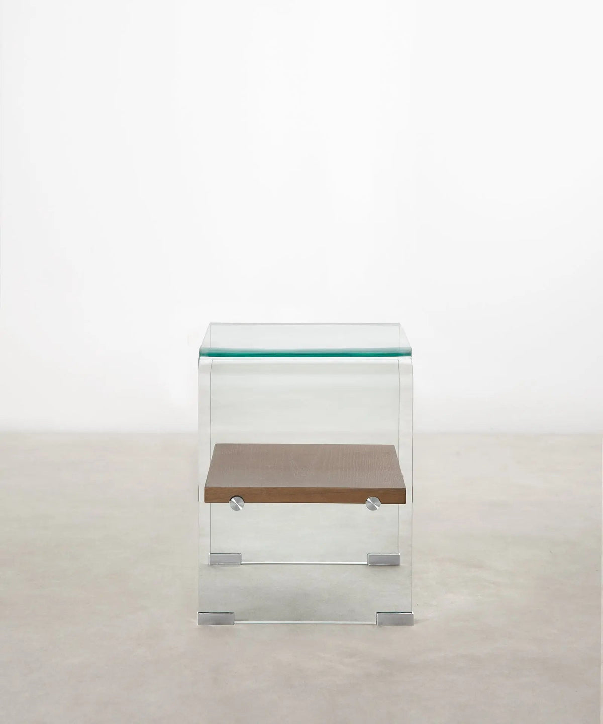Table en verre trempé Aris (47x45 cm)