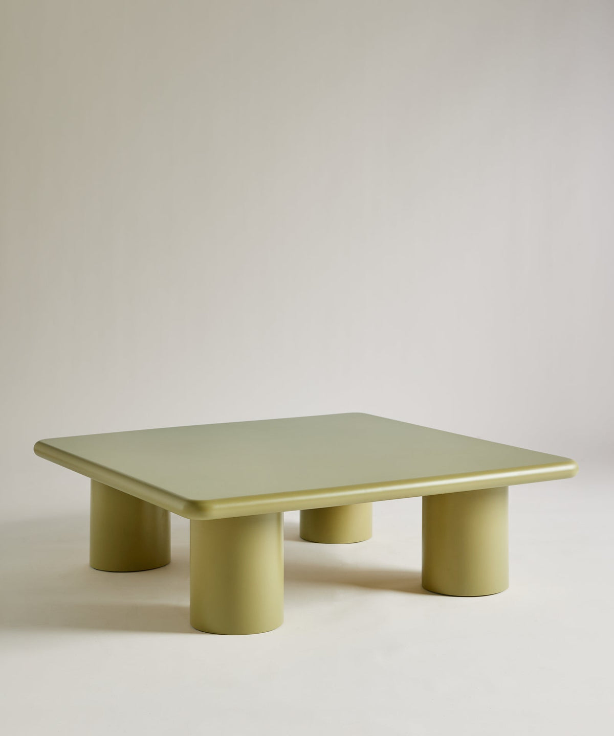 Table Basse en Bois Laqué Dive (100x100 cm)