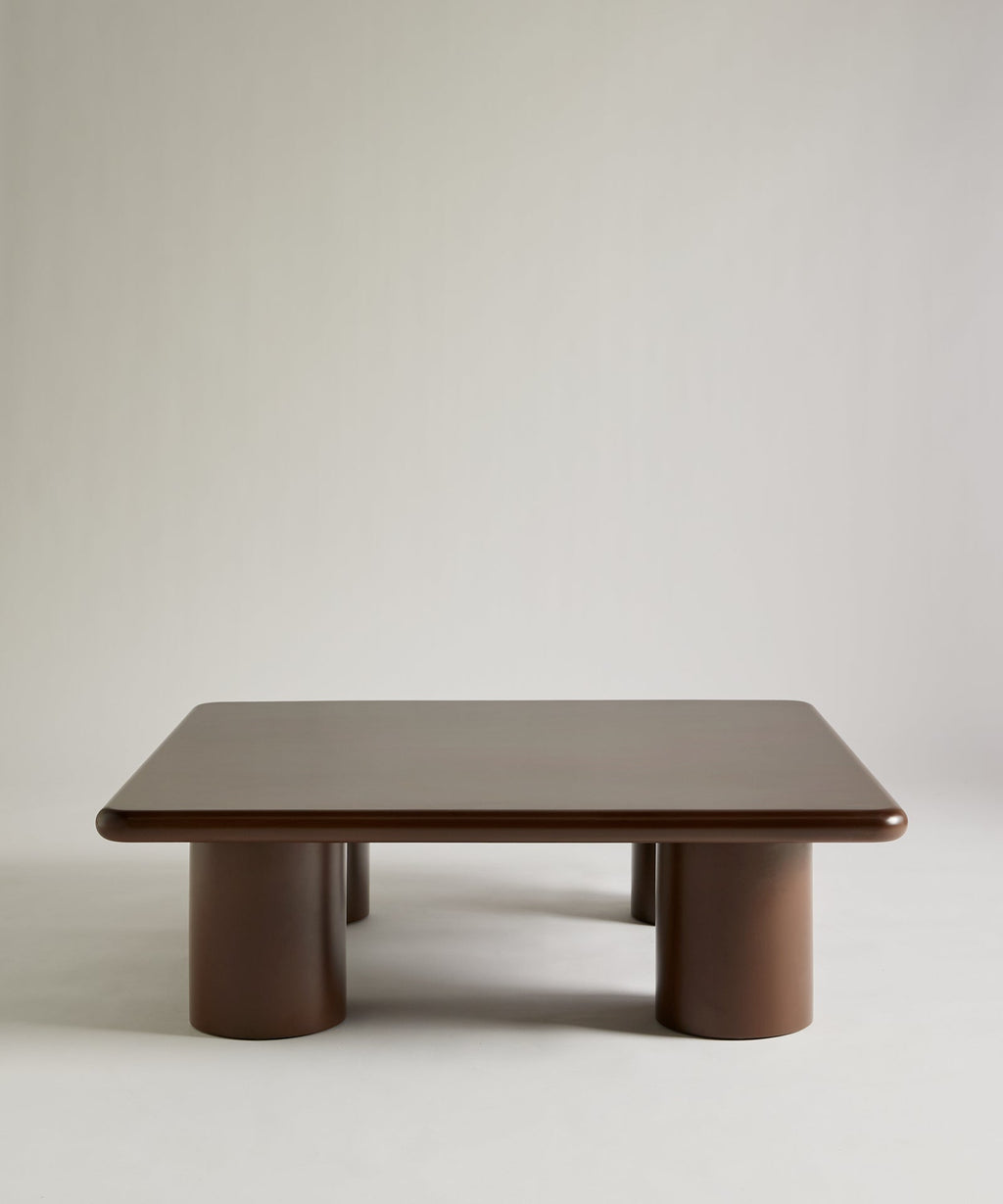 Table Basse en Bois Laqué Dive (100x100 cm)
