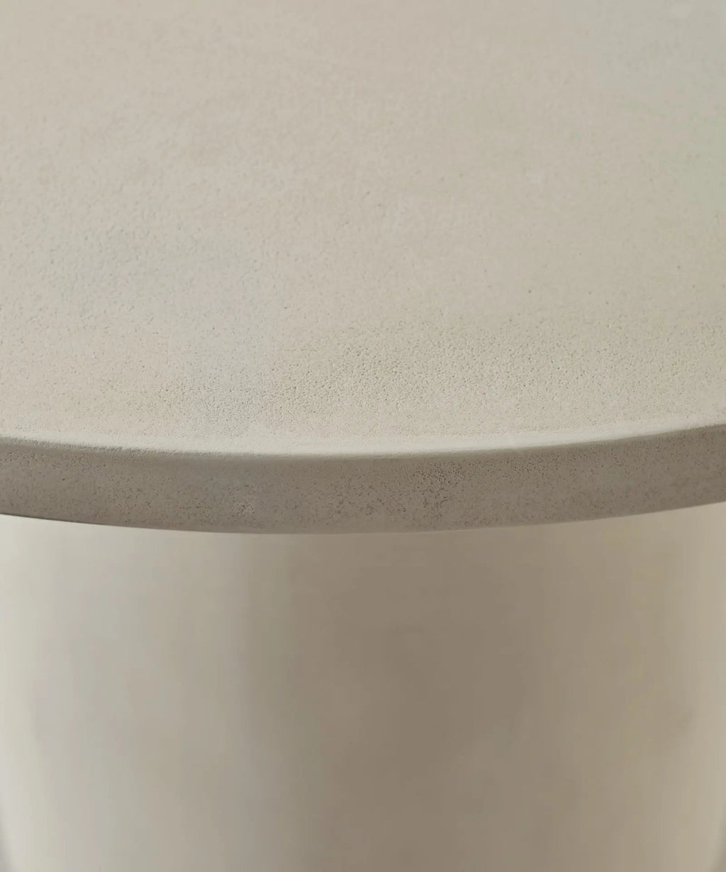 Table à manger ronde en microciment Ethel (120 cm)