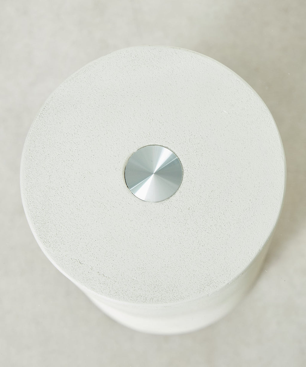 Table basse ronde en verre Nora (80 cm)