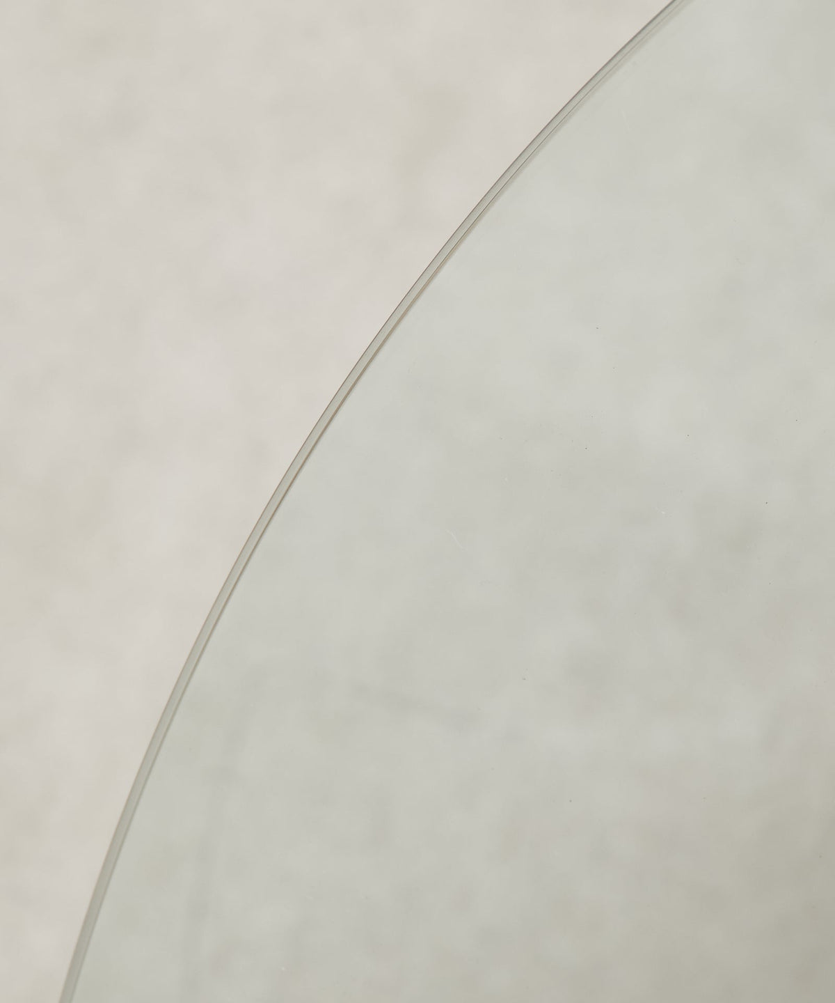 Table basse ronde en verre Nora (80 cm)