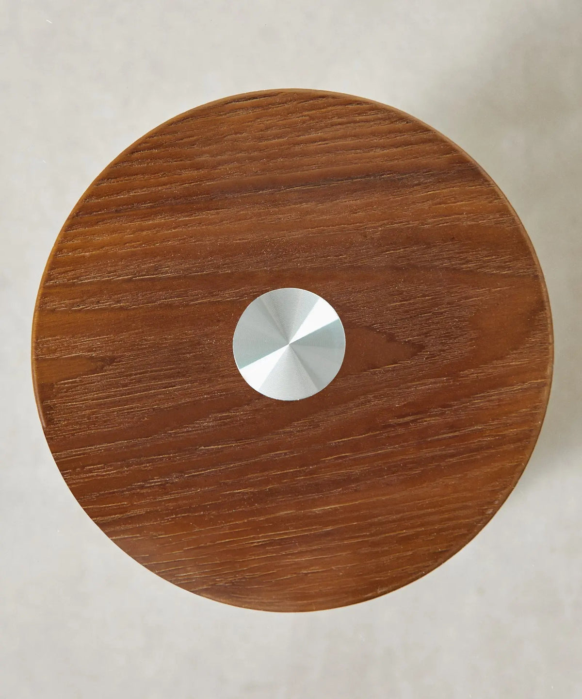 Table basse ronde en verre Nora (80 cm)