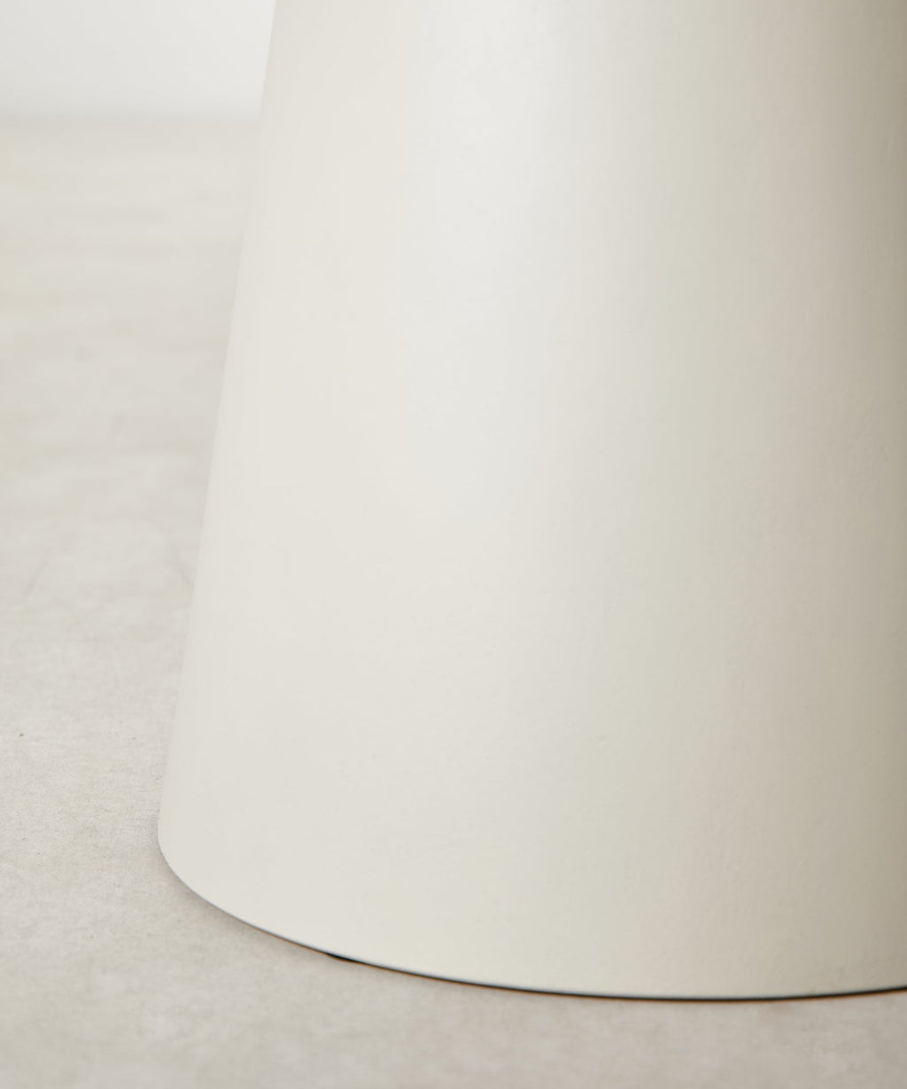 Table basse ronde en microciment Hera (80 cm)