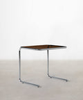 Table d'appoint en métal et verre trempé Bonet