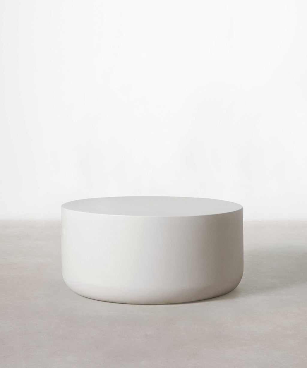 Table Basse Ronde en Microciment Sisca (90 cm)