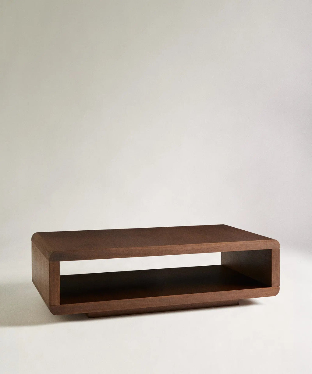 Table basse rectangulaire en bois Sanji (100x60 cm)