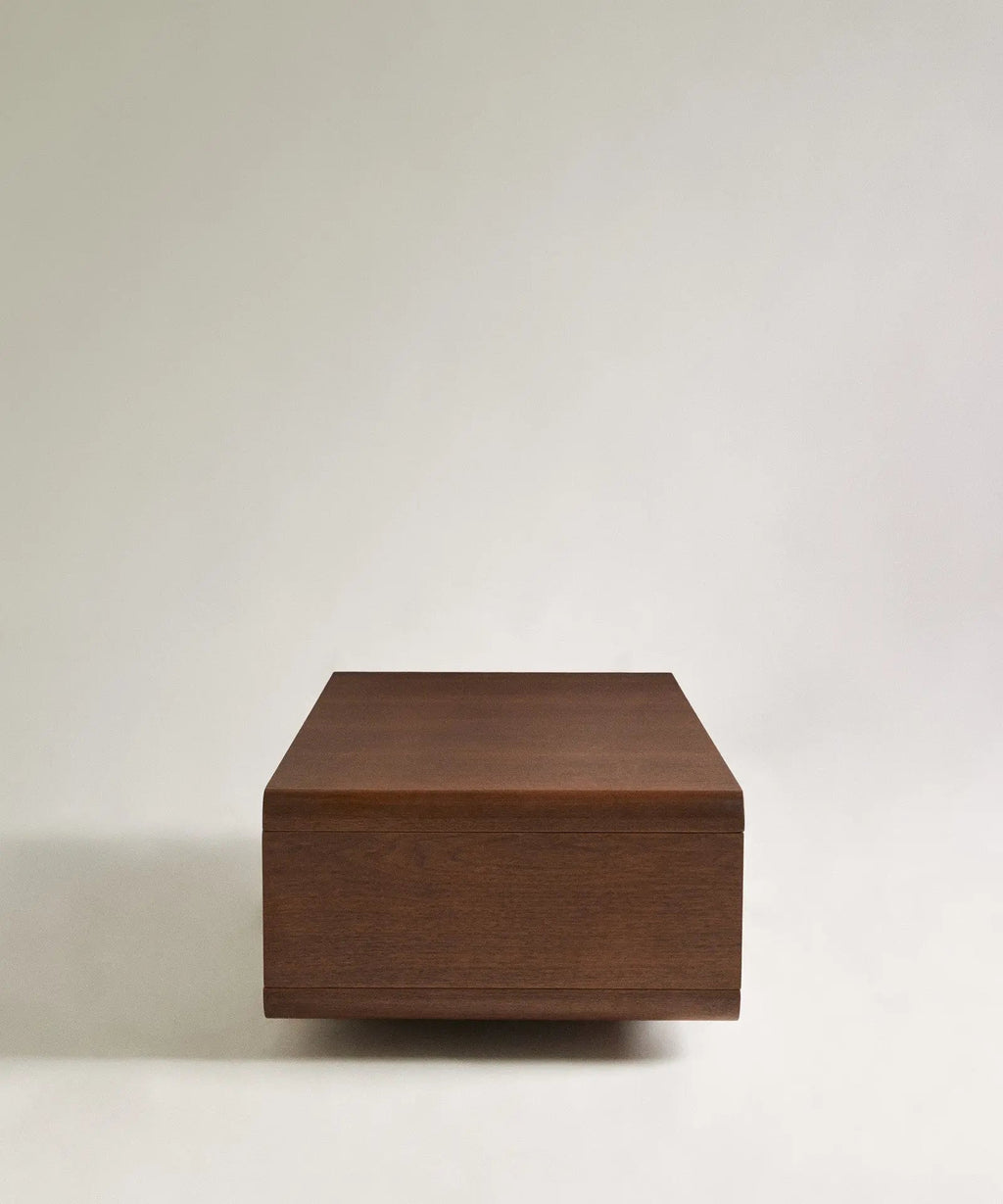Table basse rectangulaire en bois Sanji (100x60 cm)