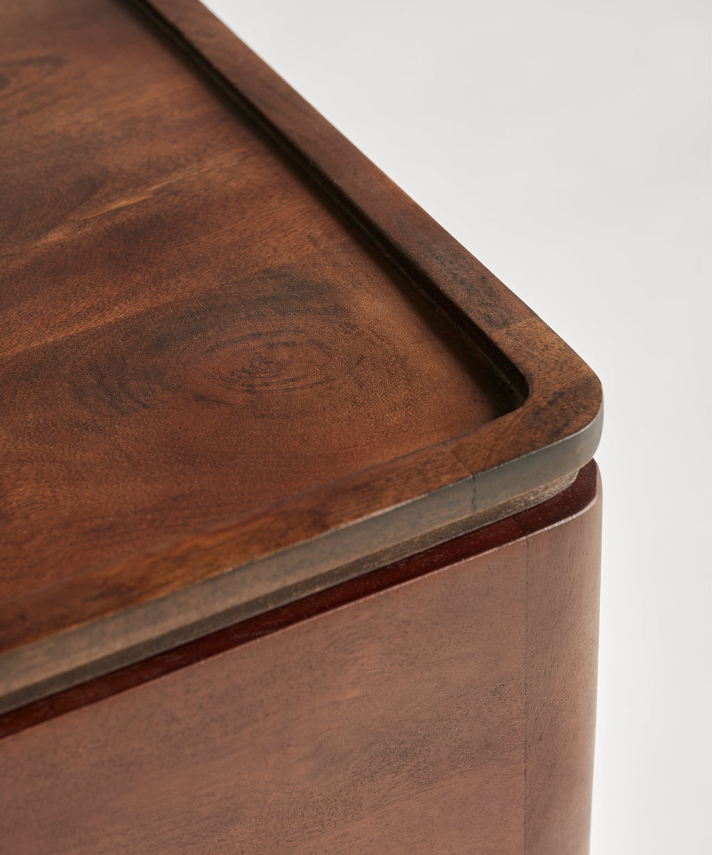 Table de Chevet en Bois de Manguier Viko