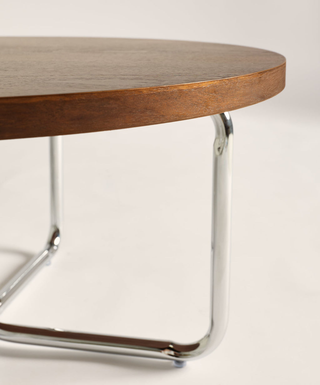 Table Basse Ronde en Bois Blaze