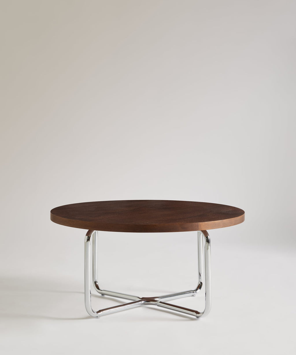 Table Basse Ronde en Bois Blaze