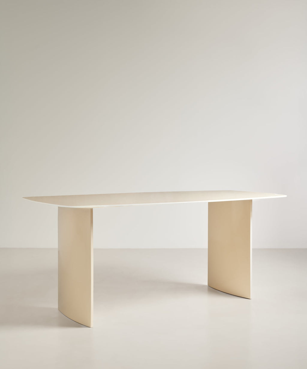 Table à Manger en Verre et Acier Chromé Landa