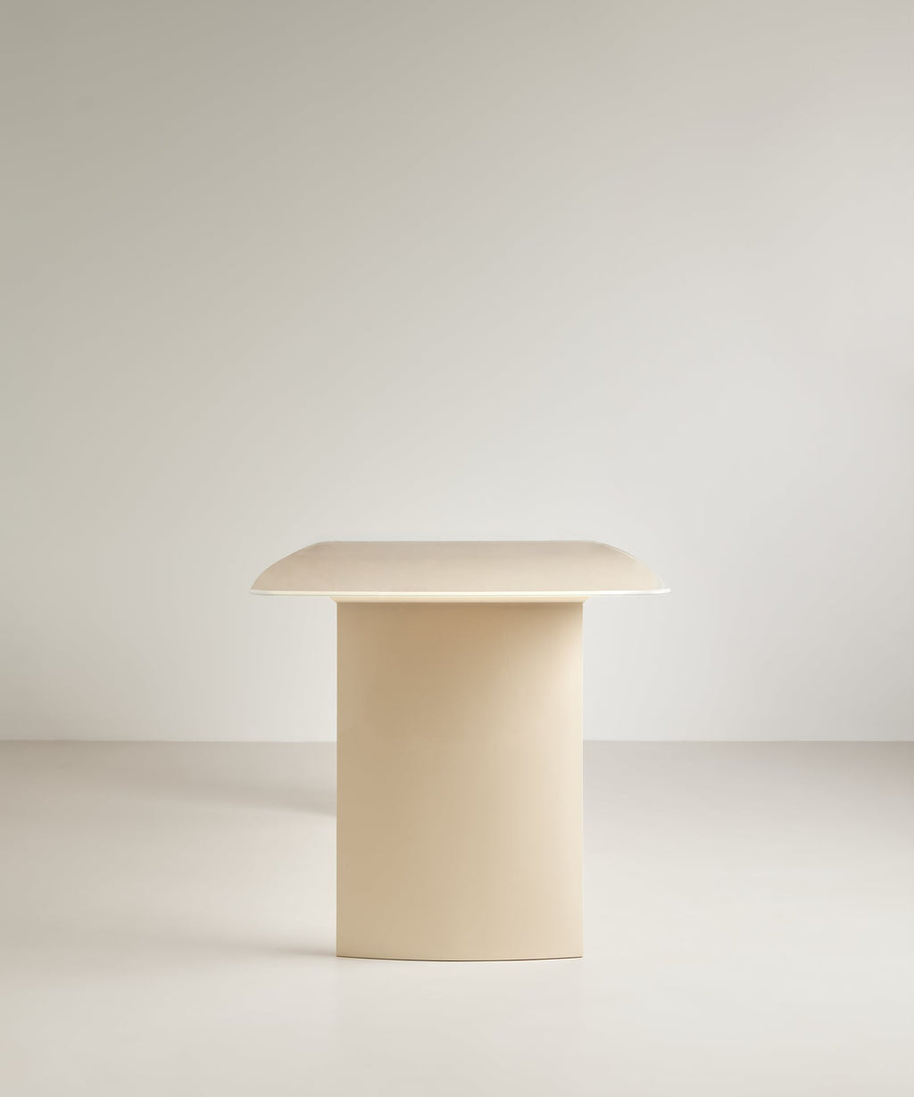 Table à Manger en Verre et Acier Chromé Landa