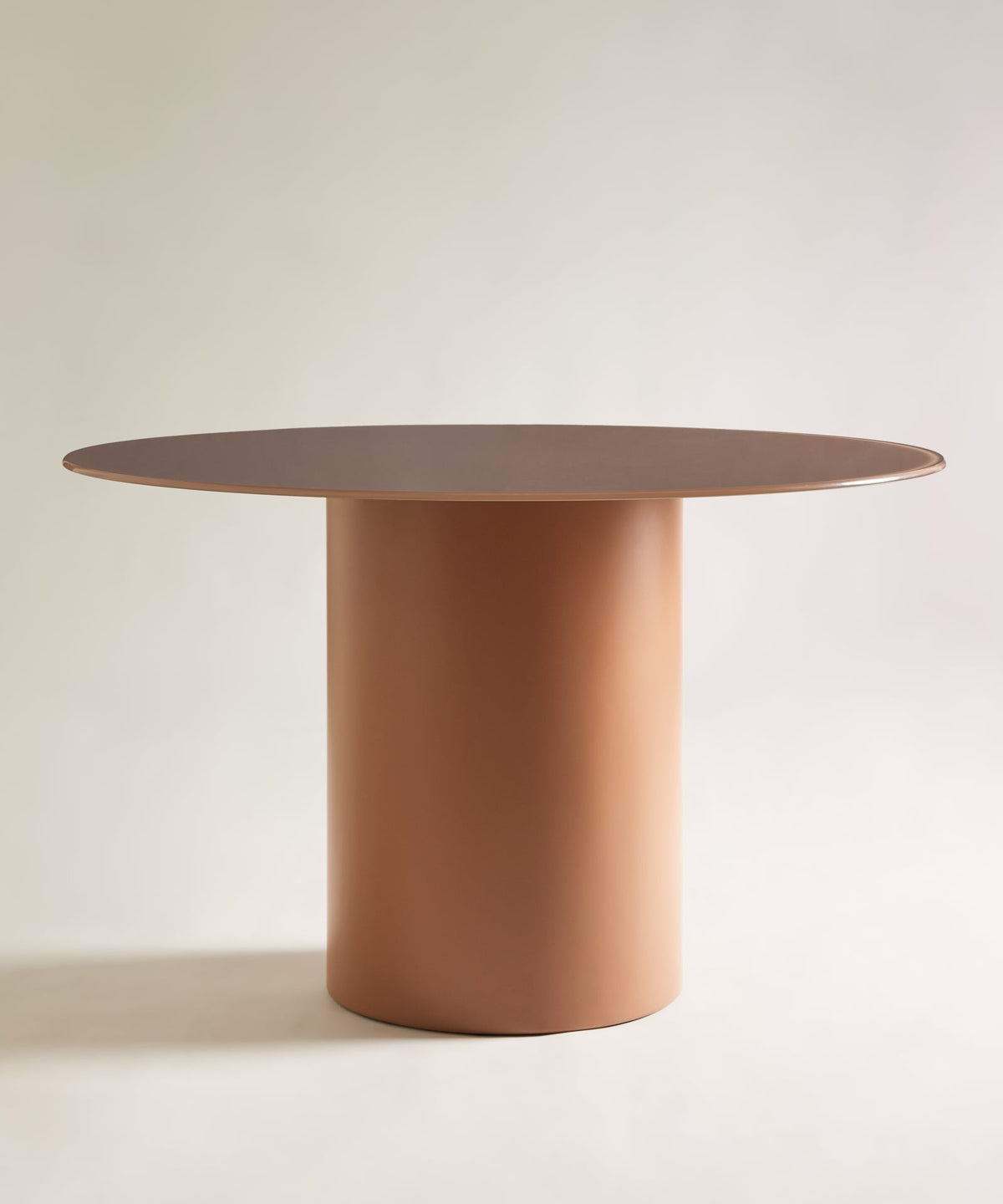 Table de Salle à Manger en Acier Laqué Azure (120 cm)