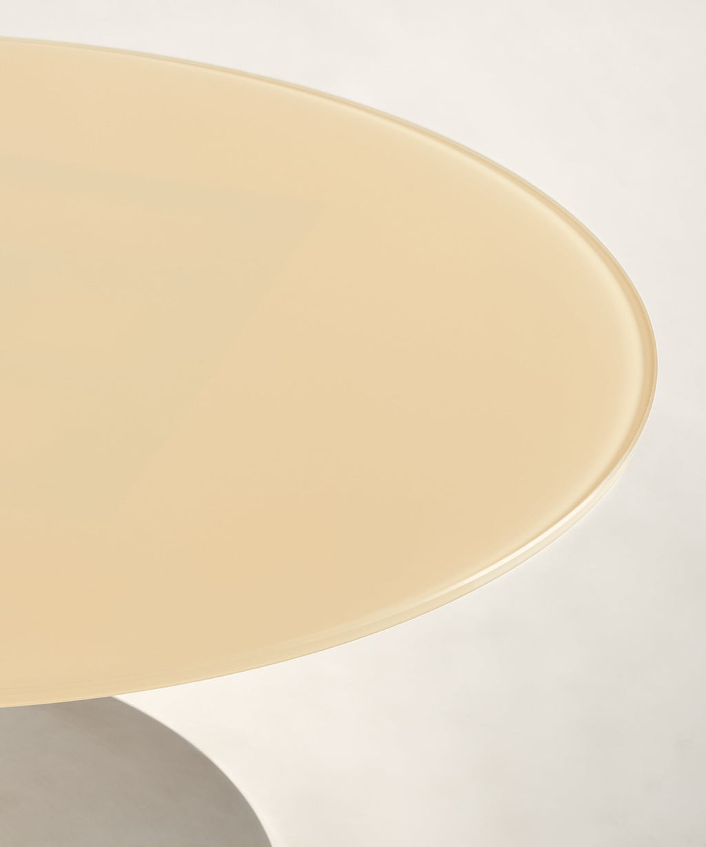 Table Basse Ronde en Acier Laminé Riva